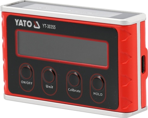 POZIOMNICA ELEKTRONICZNA KIESZONKOWA MAGNETYCZNA AKUMULATOR USB-C YATO YT-30355