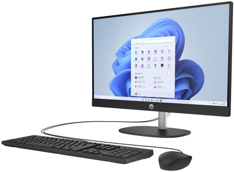 AiO HP 24 FullHD IPS Intel Core i3-N300 8-rdzeni 8GB DDR4 512GB SSD NVMe Windows 11 + klawiatura i mysz