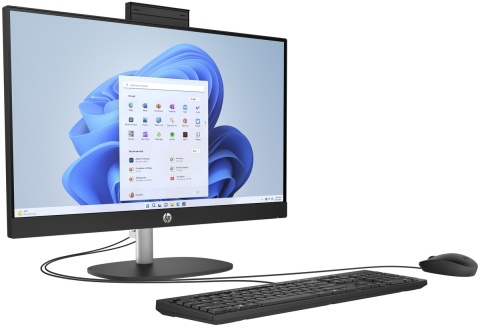 AiO HP 24 FullHD IPS Intel Core i3-N300 8-rdzeni 8GB DDR4 512GB SSD NVMe Windows 11 + klawiatura i mysz