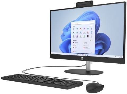 AiO HP 24 FullHD IPS Intel Core i3-N300 8-rdzeni 8GB DDR4 512GB SSD NVMe Windows 11 + klawiatura i mysz