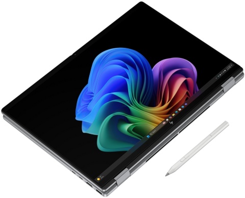 Dotykowy HP OmniBook X Flip 16 Next Gen AI 3K OLED 120Hz Ryzen AI 7 350 8-rdzeni 32GB LPDDR5x 1TB SSD Win11 Active Pen - OUTLET