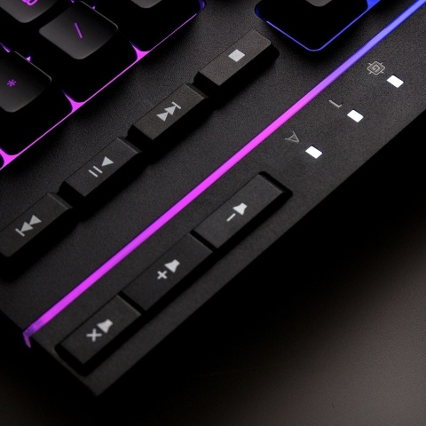 Klawiatura przewodowa gamingowa HyperX Alloy Core RGB LED 5 stref podświetlenia, anti-ghosting, USB 4P4F5AA, QWERTY US/PL