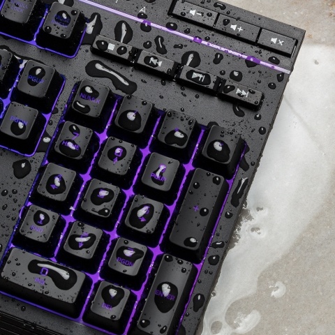 Klawiatura przewodowa gamingowa HyperX Alloy Core RGB LED 5 stref podświetlenia, anti-ghosting, USB 4P4F5AA, QWERTY US/PL