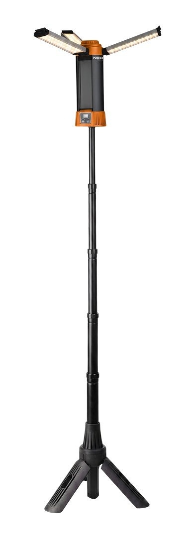 LAMPA AKUMULATOROWA ZE STATYWEM 3000 LUMENÓW NEO-TOOLS 99-137