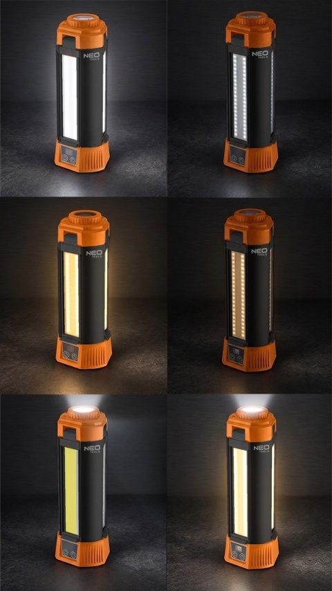 LAMPA AKUMULATOROWA ZE STATYWEM 3000 LUMENÓW NEO-TOOLS 99-137