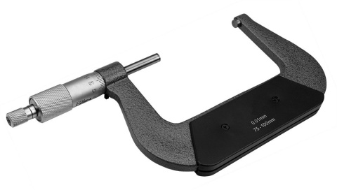 Mikrometr noniuszowy analogowy 75-100mm mikromierz zewnętrzny 75-023 NEO TOOLS
