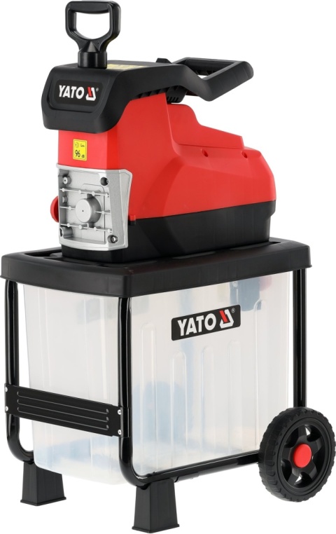 ROZDRABNIACZ DO GAŁĘZI ELEKTRYCZNY CICHY 2800 W 45 MM 55L YATO YT-852371