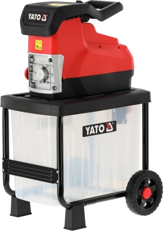 ROZDRABNIACZ DO GAŁĘZI ELEKTRYCZNY CICHY 2800 W 45 MM 55L YATO YT-852371