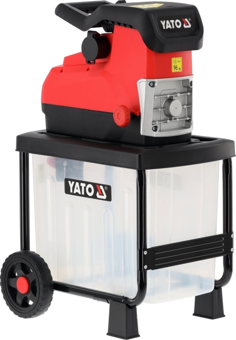 ROZDRABNIACZ DO GAŁĘZI ELEKTRYCZNY CICHY 2800 W 45 MM 55L YATO YT-852371