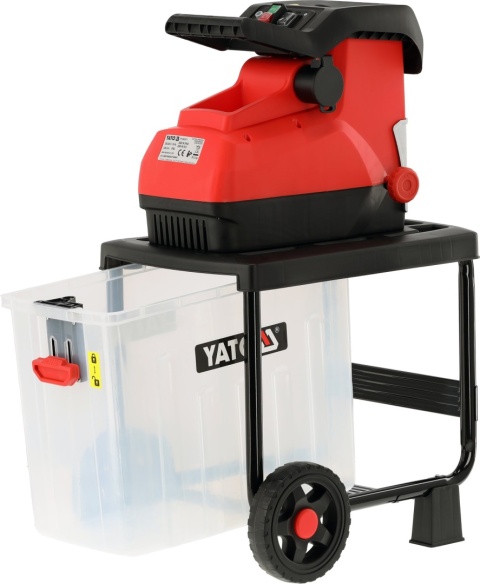 ROZDRABNIACZ DO GAŁĘZI ELEKTRYCZNY CICHY 2800 W 45 MM 55L YATO YT-852371