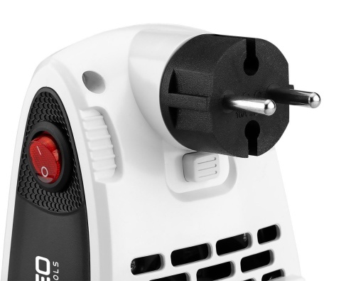 Termowentylator kontaktowy 500 W wtyczka obracana o 360° napięcie 220–240 V~50 Hz NEO TOOLS 90-158