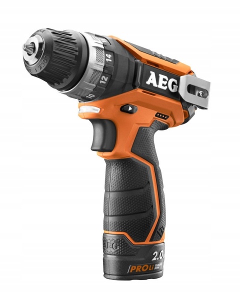 Wiertarko-wkrętarka PRO Li-Ion aku ładowarka torba AEG BS12C2LI-202B