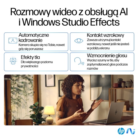 Dotykowy HP OmniBook X 14 2.2K IPS Snapdragon X Elite X1E-78-100 12-rdzeni 32GB LPDDR5x 1TB SSD NVMe Windows 11