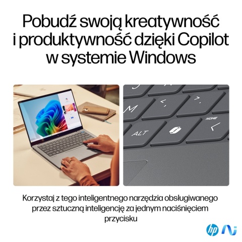 Dotykowy HP OmniBook X 14 2.2K IPS Snapdragon X Elite X1E-78-100 12-rdzeni 32GB LPDDR5x 1TB SSD NVMe Windows 11