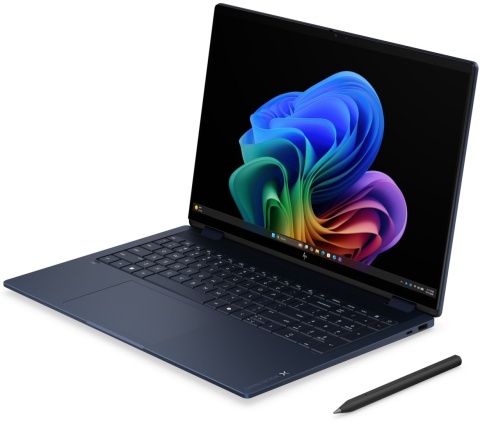 Dotykowy HP OmniBook X Flip 16 Next Gen AI 3K OLED 120Hz Intel Core Ultra 5 325 8-rdzeni 16GB LPDRD5x 512GB SSD NVMe Win11 Pen