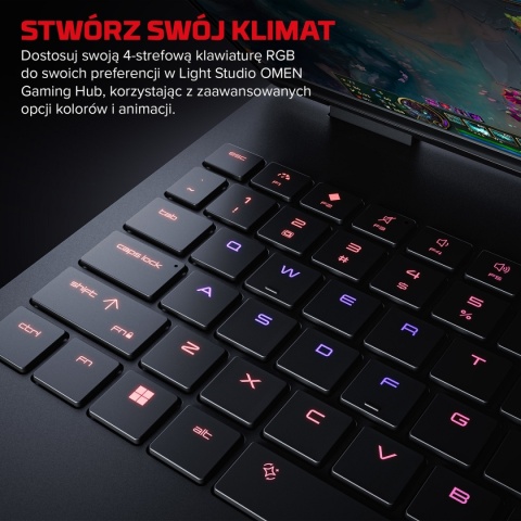 HyperX OMEN 15 3K OLED 120Hz AMD Ryzen 7 8745HX 8-rdzeni 16GB DDR5 512GB SSD NVIDIA GeForce RTX 5060 8GB Windows 11