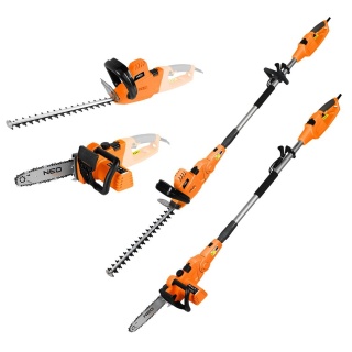 PILARKA ŁAŃCUCHOWA NOŻYCE DO ŻYWOPŁOTU 2 W 1 NA WYSIĘGNIKU 04-634 NEO TOOLS