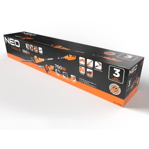 PILARKA ŁAŃCUCHOWA NOŻYCE DO ŻYWOPŁOTU 2 W 1 NA WYSIĘGNIKU 04-634 NEO TOOLS