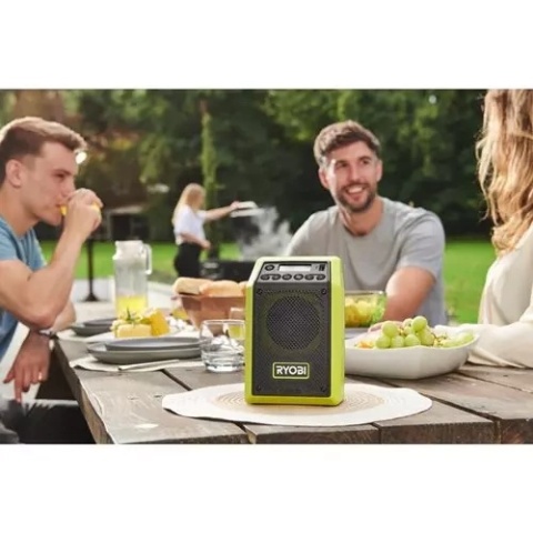RYOBI RADIO AM/FM AKUMULATOROWE Z BLUETOOTH 18V ONE+ USB RR18-0