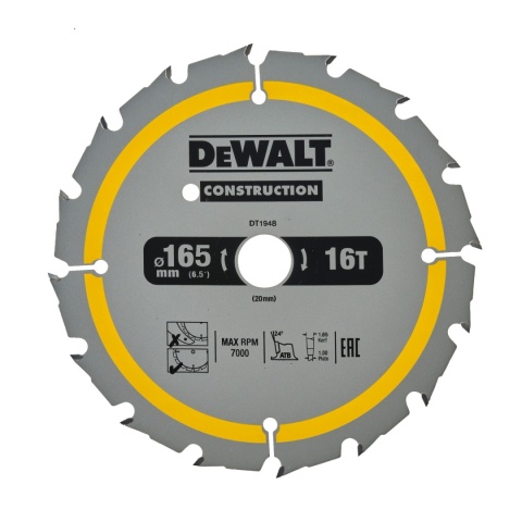 Tarcza do drewna do pilarek ręcznych DT1948 DeWalt