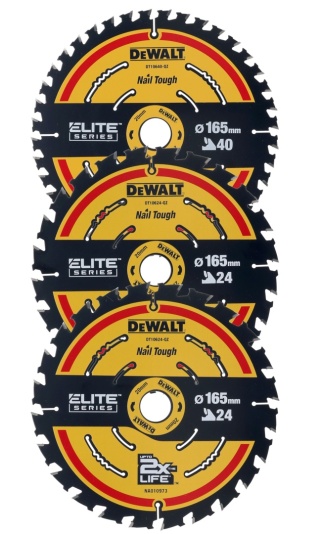 Zestaw 3 sztuk tarcz do drewna Dewalt DT10397