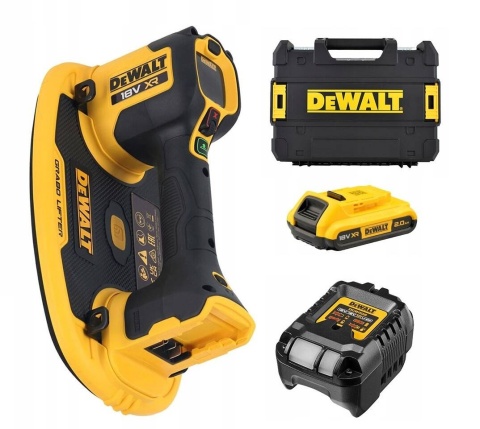 Podnośnik próżniowy akumulatorowy 18 V XR 1x2 Ah zestaw DCE590D1T-QW DEWALT