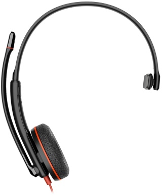 Słuchawki przewodowe HP Poly Blackwire 3210 USB-C USB-A ANC redukcja szumu 8X214AA