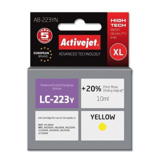 Activejet tusz AB-223YN Supreme / LC223Y (yellow)