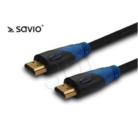Kabel Elmak HDMI - HDMI 1.5m Czarno-niebieski (cl02)