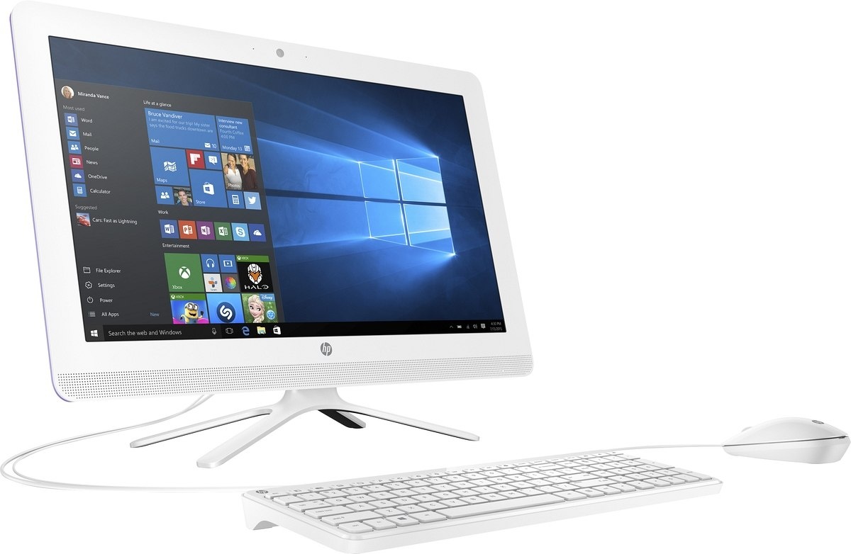 AiO HP 22 FullHD IPS Intel Core i3-7100U 1TB Win10