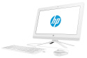 Biały AiO HP 20 FullHD Intel Celeron J4005 Dual Core 4GB 1TB HDD Windows 10 +klawiatura i mysz