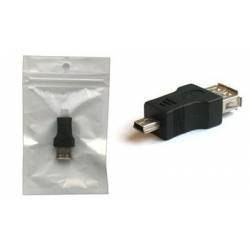 Adapter USB Elmak USB-miniUSB Czarny (SAVIOCL14)