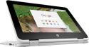 Biały dotykowy 2w1 HP Chromebook 11 x360 IPS Intel Celeron N3350 Dual-Core 4GB 64GB SSD Chrome OS