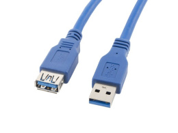 Przedłużacz Lanberg USB 3.0 AM-AF 1.8m niebieski
