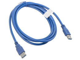 Przedłużacz Lanberg USB 3.0 AM-AF 1.8m niebieski