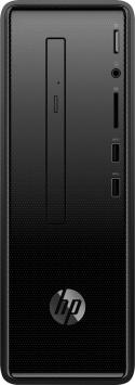 Kompaktowy HP Slimline 290 PC AMD A6-9225 Dual-core 8GB DDR4 512GB SSD NVMe Windows 10