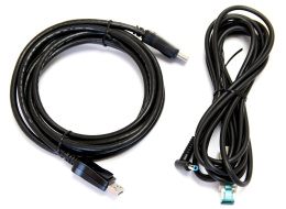 Kabel HP DisplayPort 300 cm +Kabel zasilający USB dla wyświetlacza HP L7014