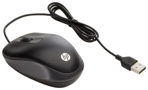 Mysz HP Travel optyczna przewodowa czarna G1K28AA