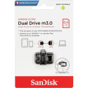 Pendrive SanDisk Ultra Dual Drive m3.0 64GB USB 3.0 micro USB 150MB/s