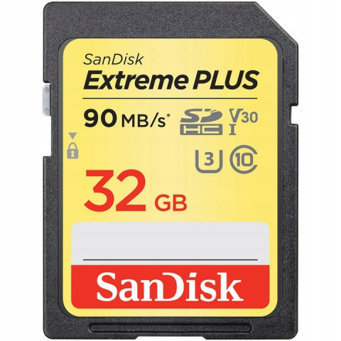 Karta pamięci SanDisk Extreme Plus SDHC 32GB 90MB/s