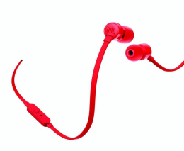 Słuchawki dokanałowe JBL Tune T110 Red