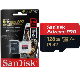 Karta pamięci microSDXC Extreme Pro 128GB+adapter