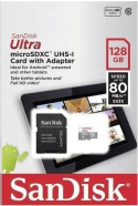 Karta pamięci SanDisk Ultra microSDXC 128GB 80MB/s +adapter