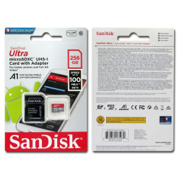 Karta pamięci SanDisk Ultra microSDXC 256GB + adapter