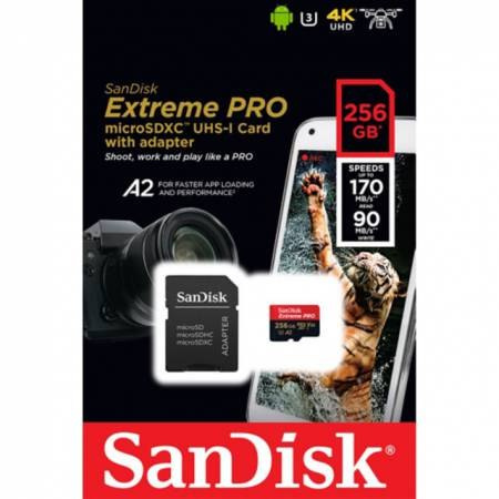 Karta pamięci microSDXC Extreme Pro 256GB +adapter